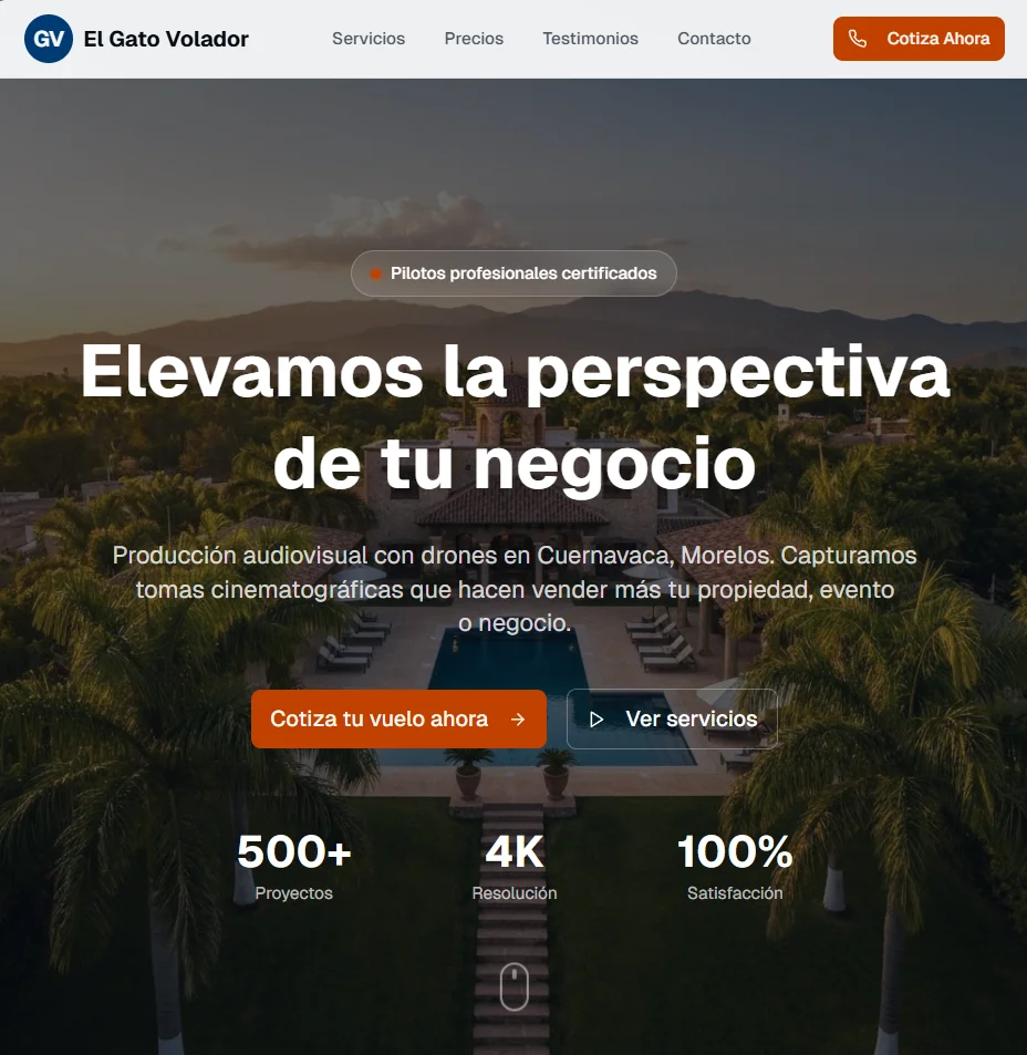 Página Empresarial