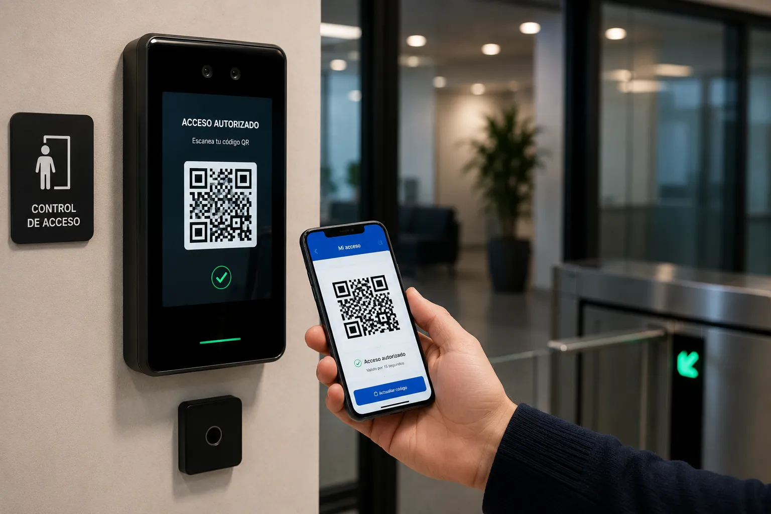 Imagen de referencia para Control de acceso con QR