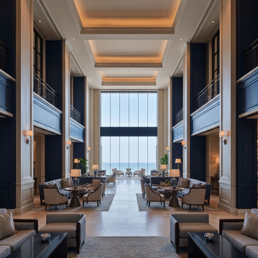 Interior de lujo del Grand Azul Resort